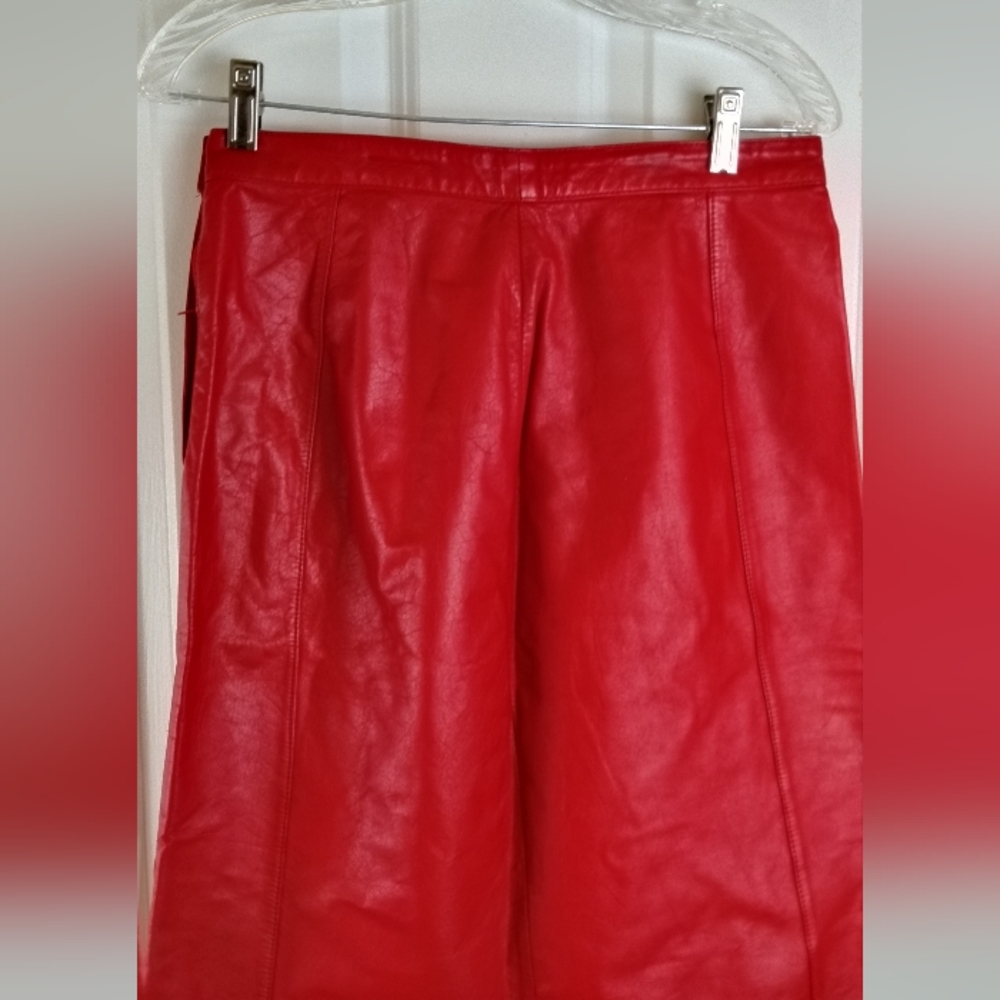 DANA BROOKE SKIRT  100% LEATHER - Picture 5 of 10
